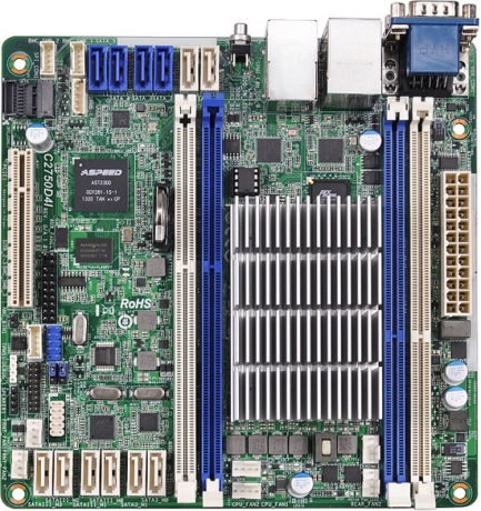 ASRock    Mini-ITX  C2750D4I,      