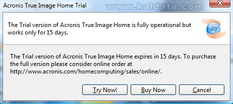 Acronis True Image Home – инсталация, конфигурация и работа