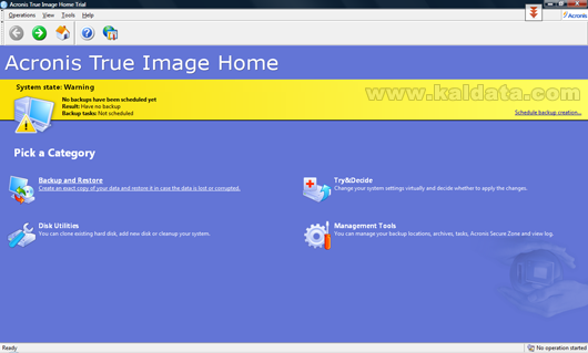 Acronis True Image Home – инсталация, конфигурация и работа