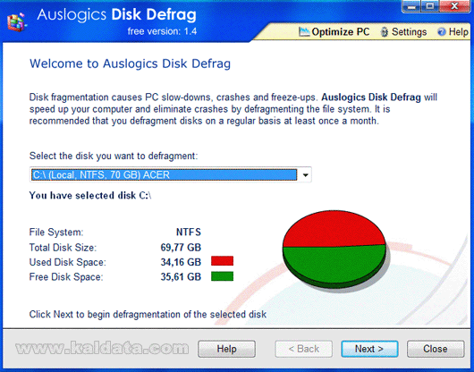 Auslogics Disk Defrag – Инсталация, конфигурация и работа