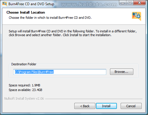 Burn4Free CD & DVD – инсталация, конфигурация и работа