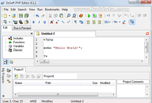 DzSoft PHP Editor – кратко ревю