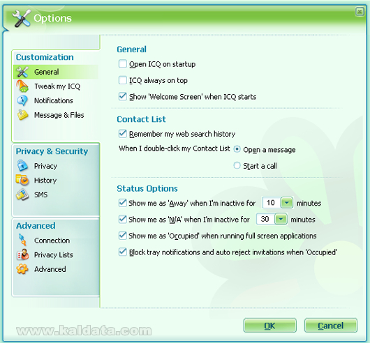 ICQ 6 – инсталация, настройки и работа с програмата
