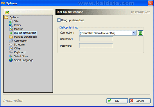 InstantGet – инсталация, конфигурация и работа