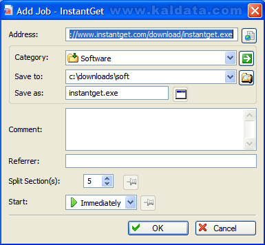 InstantGet – инсталация, конфигурация и работа