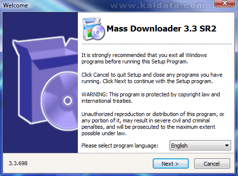 Mass Downloader – инсталация и конфигурация
