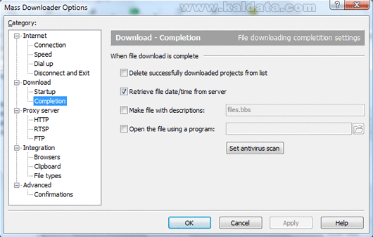 Mass Downloader – инсталация и конфигурация
