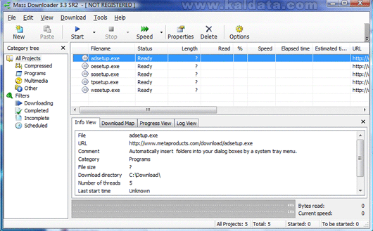 Mass Downloader – инсталация и конфигурация