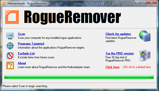RogueRemover – инсталация и работа с програмата