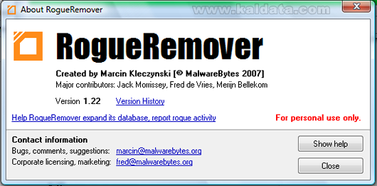RogueRemover – инсталация и работа с програмата