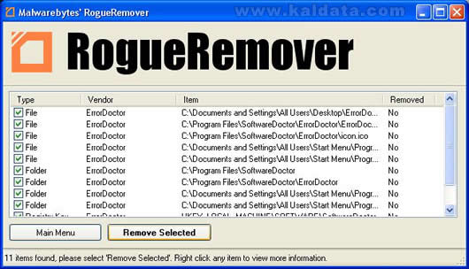 RogueRemover – инсталация и работа с програмата