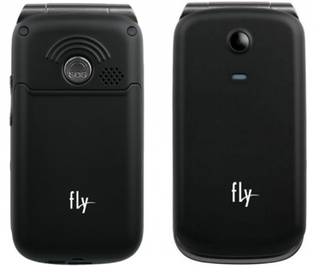 Fly Ezzy Flip – мобилен телефон с фенерче и голяма клавиатура