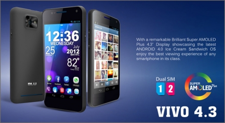 BLU VIVO 4.3 – двуядрен смартфон с две SIM-карти и екран Super AMOLED Plus