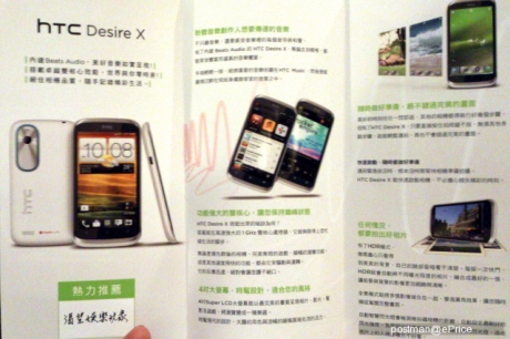 HTC Desire X: снимки и спецификации
