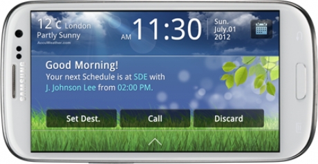 Samsung пусна ново приложение за колата за Galaxy S III