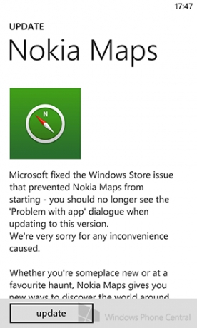 Nokia Maps получи обновление за WP8