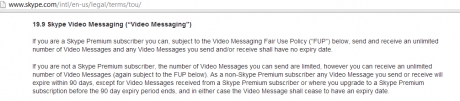 Новата услуга на Skype изтече от условията им за ползване