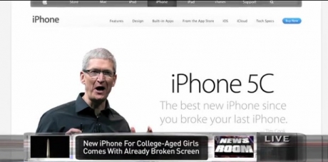 The Onion: Apple пуска нов iPhone за студентки с предварително пукнат екран