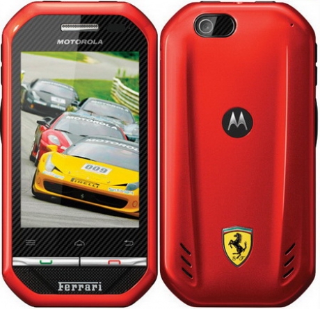 Motorola анонсира стилния Android-смартфон Motorola i867 Ferrari