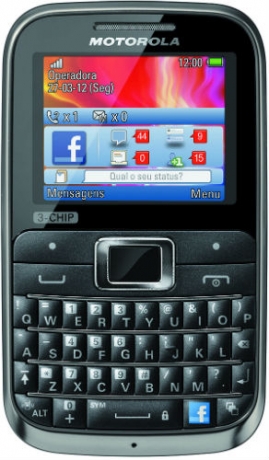MOTOKEY 3-CHIP – бюджетен телефон с 3 SIM карти и QWERTY-клавиатура от Motorola