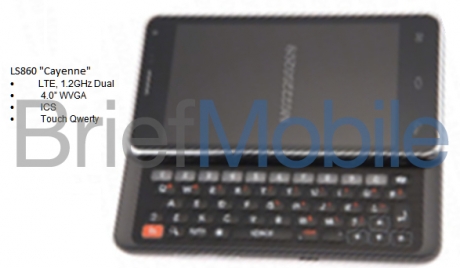 Първи данни за QWERTY-смартфона LG LS860