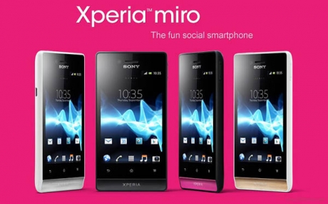 Sony анонсира смартфона Xperia miro