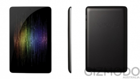 Снимки и спецификации на таблета Google Nexus 7