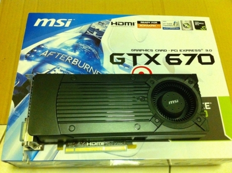 Появиха се снимките на ускорителя MSI GeForce GTX 670