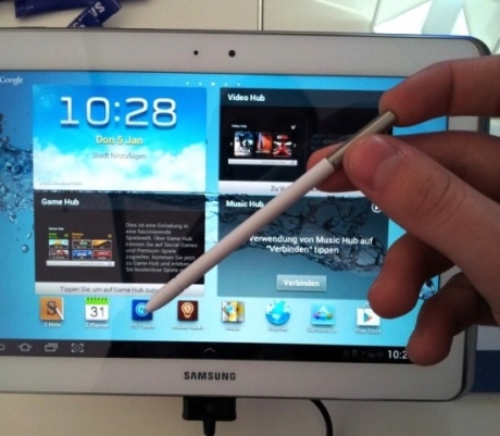 Samsung Galaxy Note 10.1 идва с четириядрен процесор