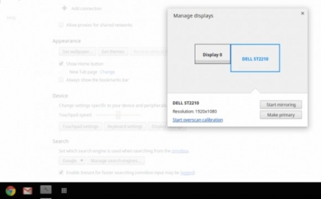 Chrome OS вече може да се ползва на два монитора