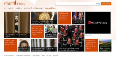 Microsoft създава специална версия на MSN.com за IE10 в Windows 8