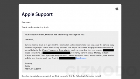 Apple: виолетовите снимки на iPhone 5 са нещо нормално