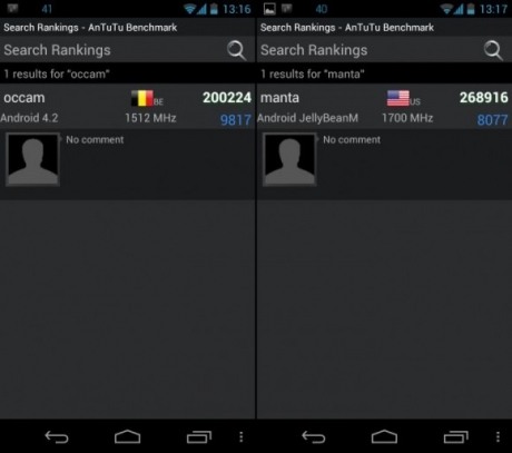 Motorola подготвя моделите Occam и Manta под управлението на Android 4.2