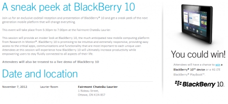RIM обещава на канадските политици, че BlackBerry 10 ще промени всичко