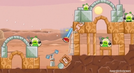 Първи кадри, които показват геймплея на Angry Birds Star Wars