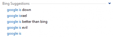 Няма любов между Bing и Google