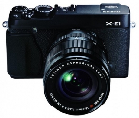 Безогледалният Fujifilm X-E1 в стил ретро