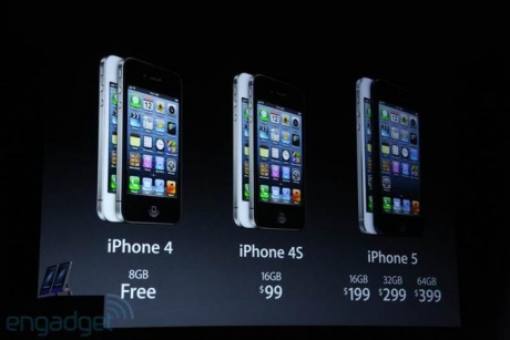 iPhone 5 е с по-голям екран и доста по-лек