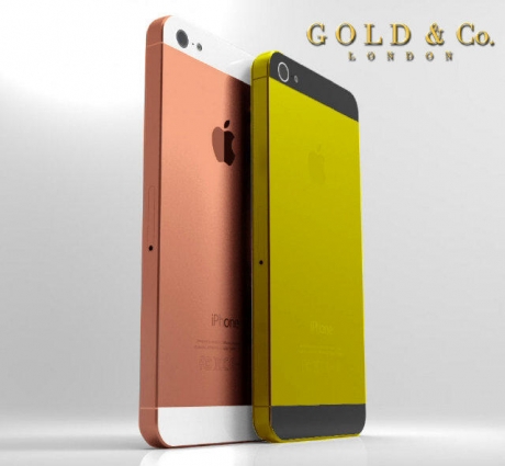 Покриха iPhone 5 с 24-каратово злато