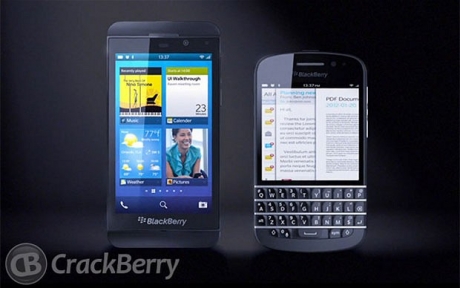 Изтекоха изображения на два телефона с BlackBerry 10