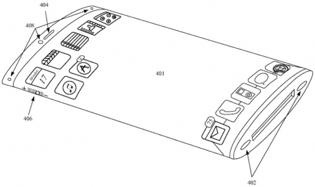 Apple патентова футуристичен смартфон с гъвкав дисплей