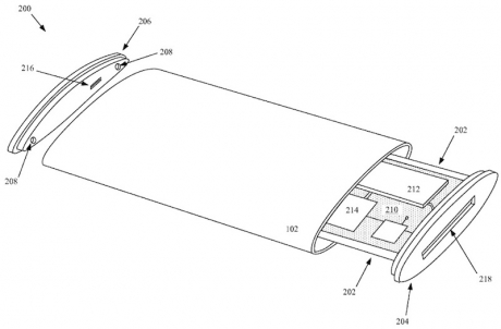 Apple патентова футуристичен смартфон с гъвкав дисплей
