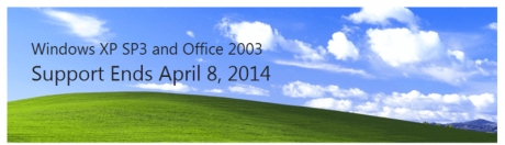 Срокът за техническа поддръжка на Windows XP изтича точно след една година