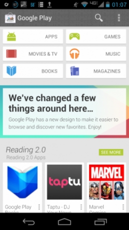 Google готвят нов дизайн на магазина Play?