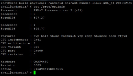 В Google Glass Explorer се използва SoC TI OMAP 4430