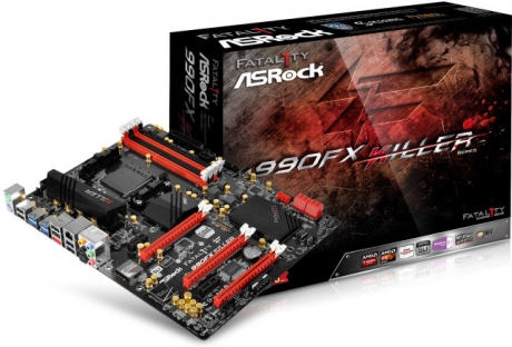 Серията дънни платки ASRock Fatal1ty беше попълнена с новия геймърски модел Fatal1ty 990FX Killer