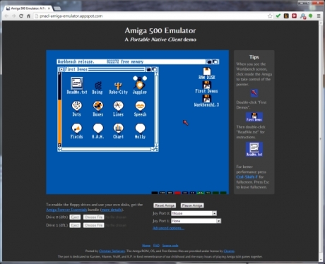 Програмистите от Google създадоха уеб-емулатор на Amiga 500 за Chrome