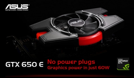 ASUStek предлага енергоефективна версия на адаптера GeForce GTX 650