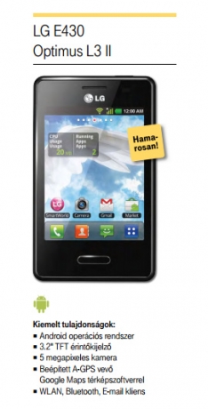 Нов евтин смартфон от LG – Optimus L3 II