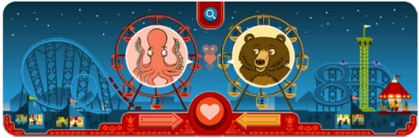 Нов Doodle от Гугъл за деня на влюбените